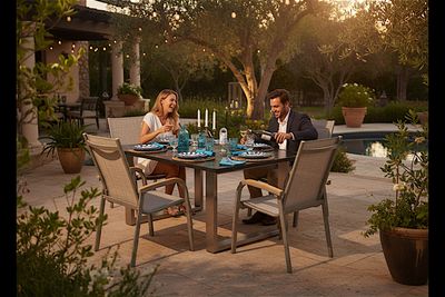 Solartische für Garten, Terrasse und große Balkone
