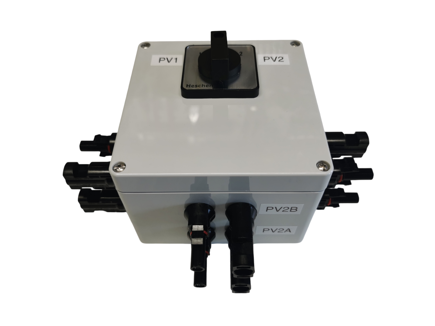 Solar-Umschalter 4 auf 2 oder 2 auf 4 umschalten MC4 Anschlüsse