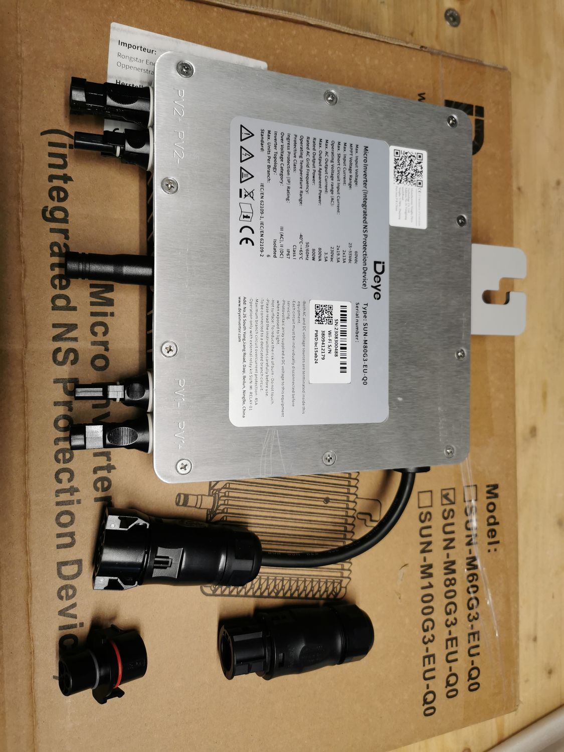 Deye Sun M80G3-EU-Q0 Mikrowechselrichter