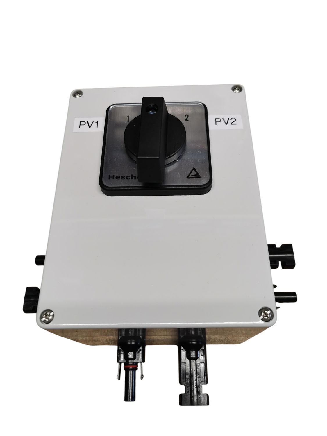 Solar-Umschalter, PV-Umschalter 2 auf 1 bis 600W – 2 Module auf 1 Wechselrichter oder 1 Modul auf 1 WR oder 1 Powerstation umschalten