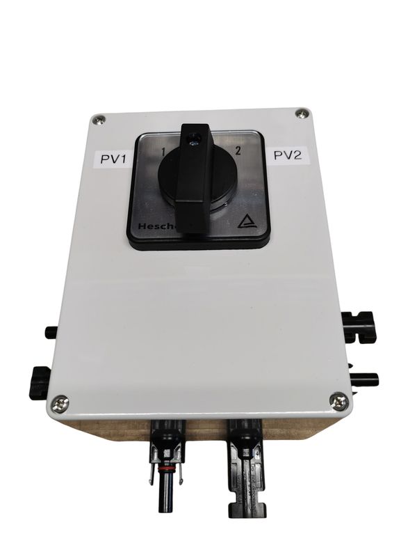 Solar-Umschalter, PV-Umschalter 2 auf 1 bis 600W – 2 Module auf 1 Wechselrichter oder 1 Modul auf 1 WR oder 1 Powerstation umschalten