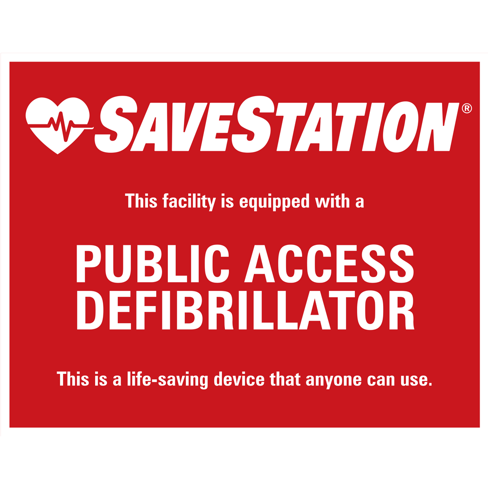 SaveStation Front Door Sticker