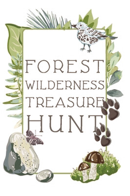 Forest Wilderness Treasure Hunt Cards Game