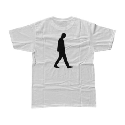 Walking Human t-shirt (White)