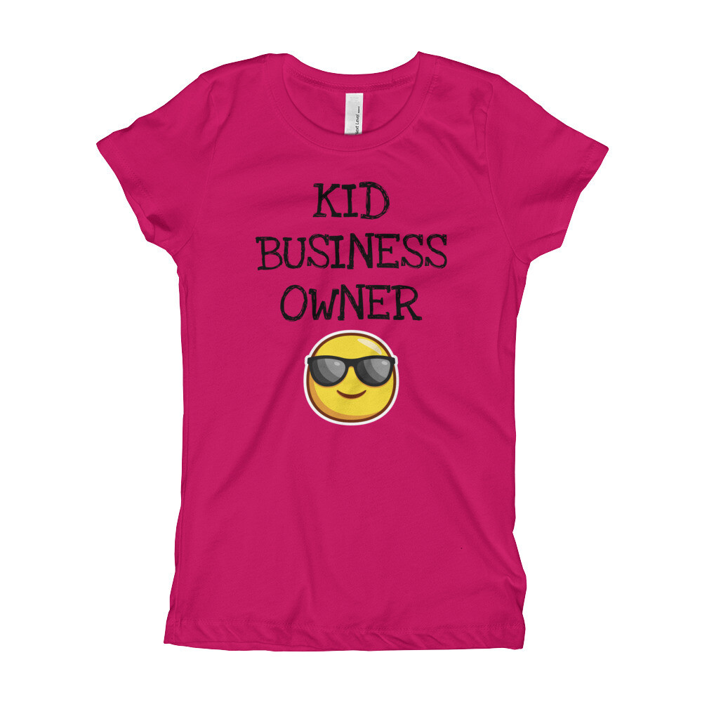 Kid Business Owner Girl's T-Shirt