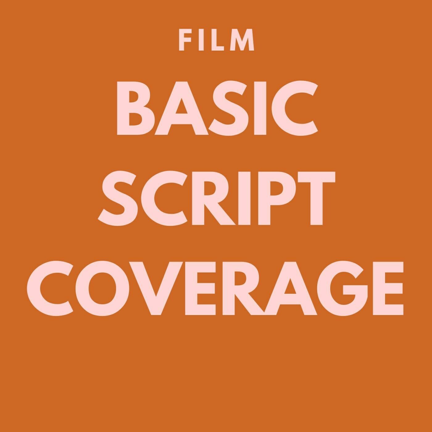 FILM - Basic Script Coverage
