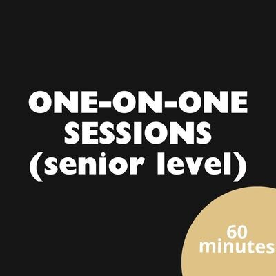 60 Minutes One-On-One Sessions (Senior Level)