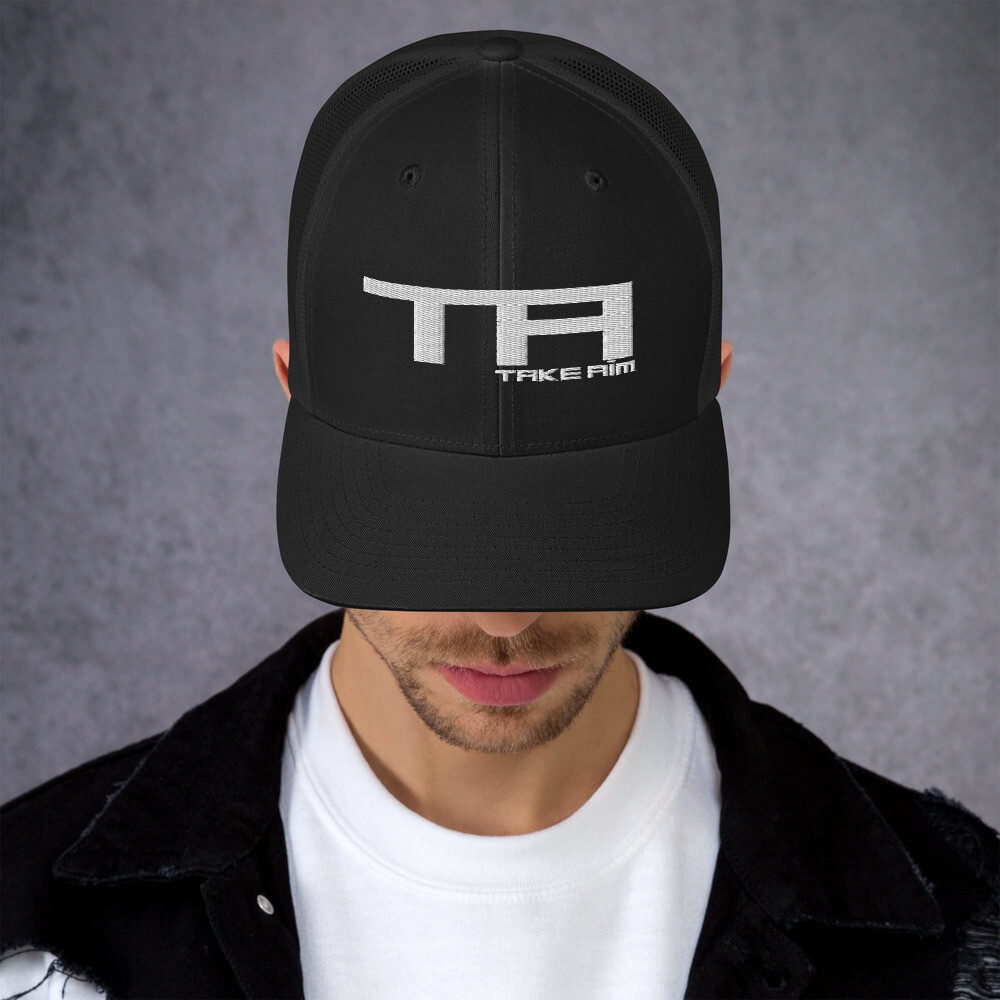 Take Aim TA Trucker Cap, Color: Black