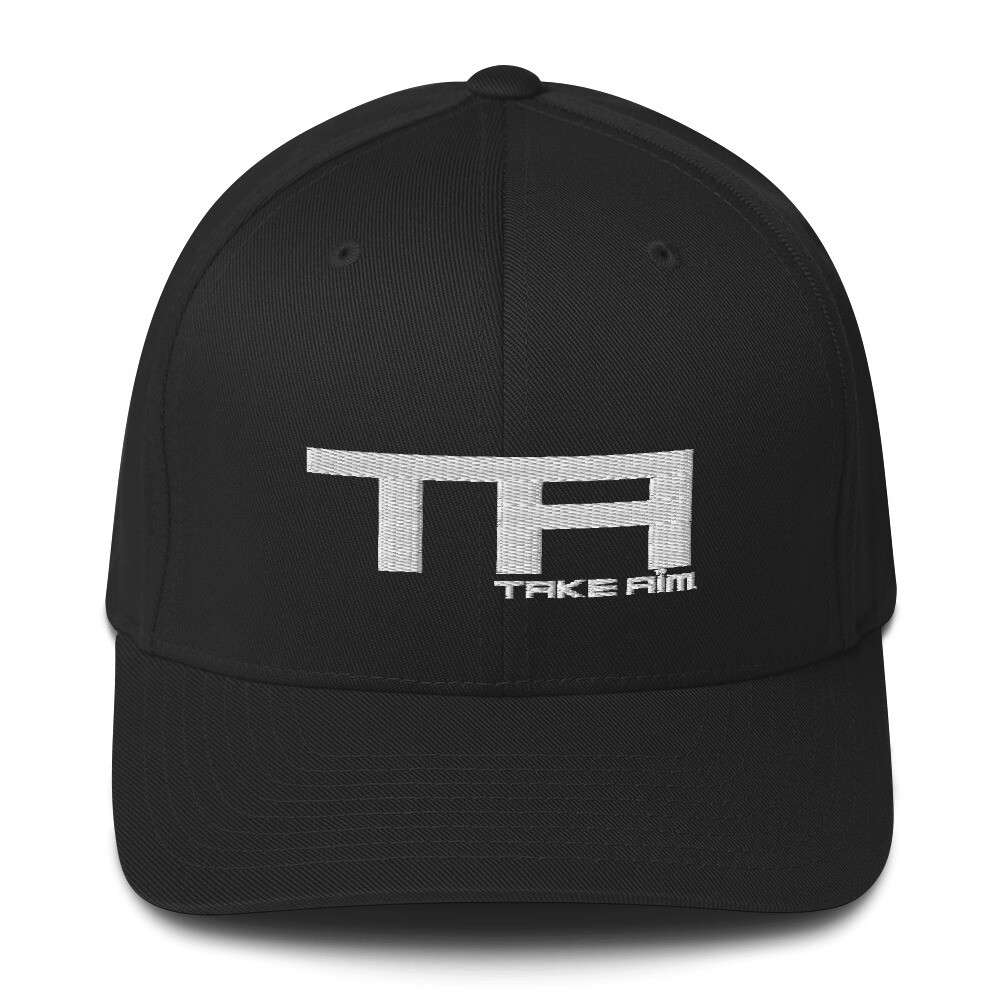 Take Aim Structured Twill Cap, Color: Black, Size: S/M