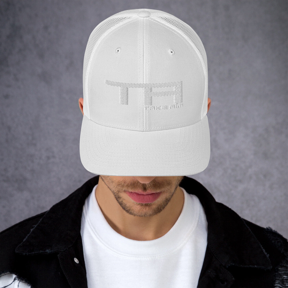TA Trucker Cap, Color: White