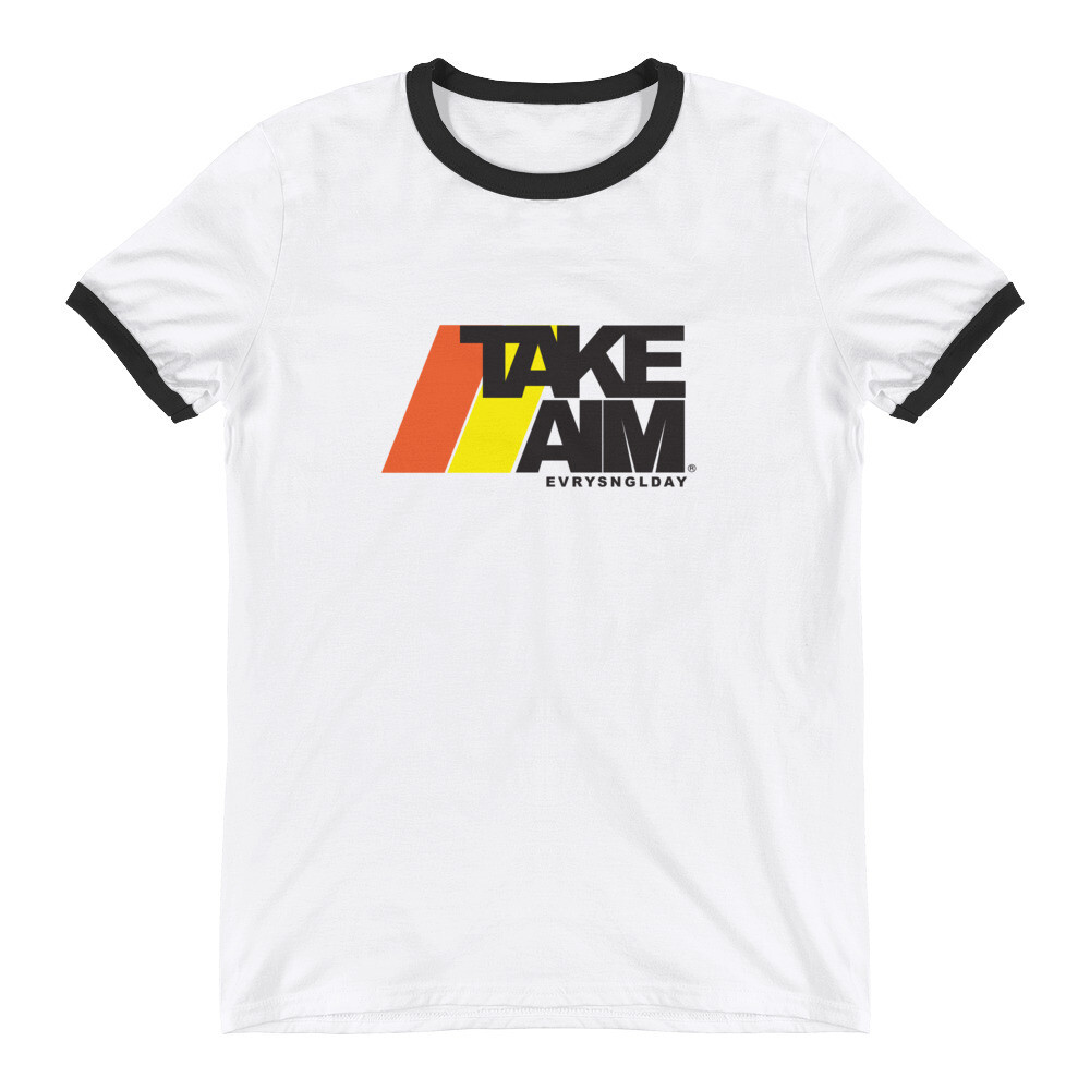 Take Aim Ringer T-Shirt, Size: S