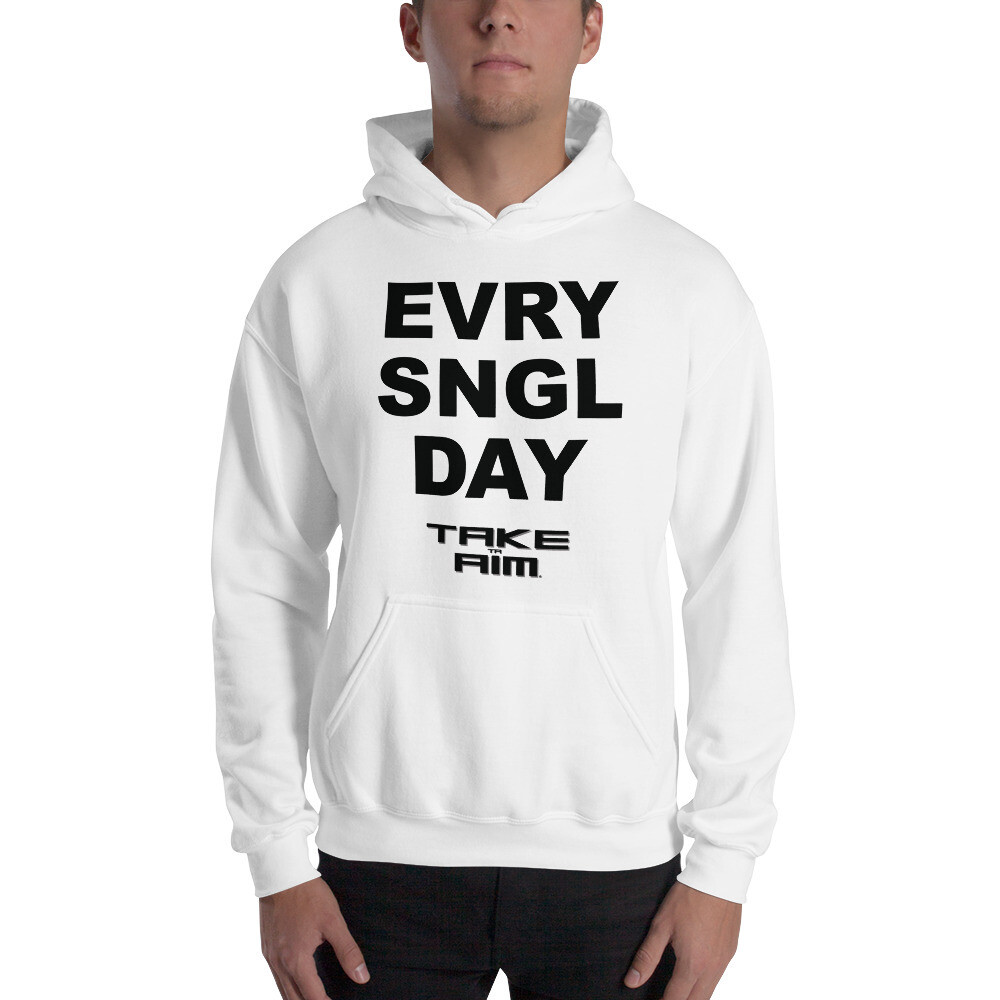 EVRY SNGL DAY Unisex Hoodie, Size: S