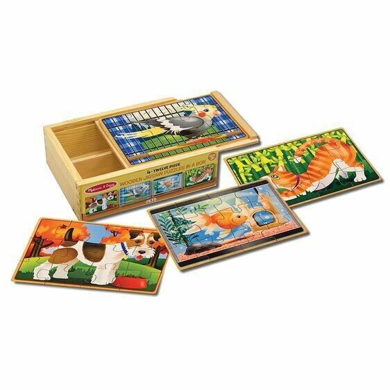 Pets Wooden Jigsaw Puzzle In A Box