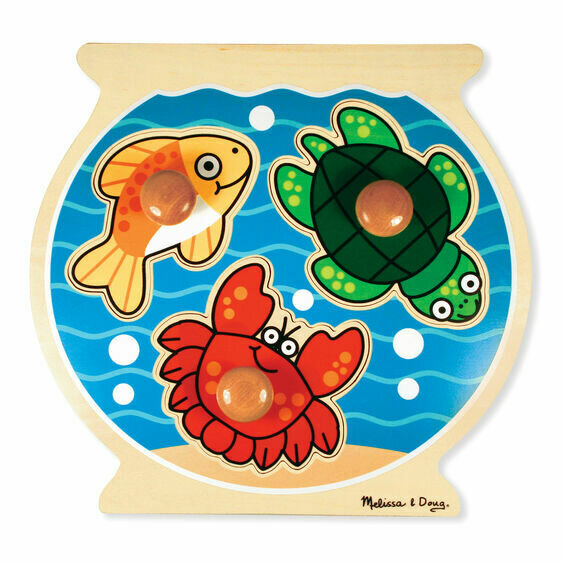 Jumbo Knob Puzzle Fish Bowl