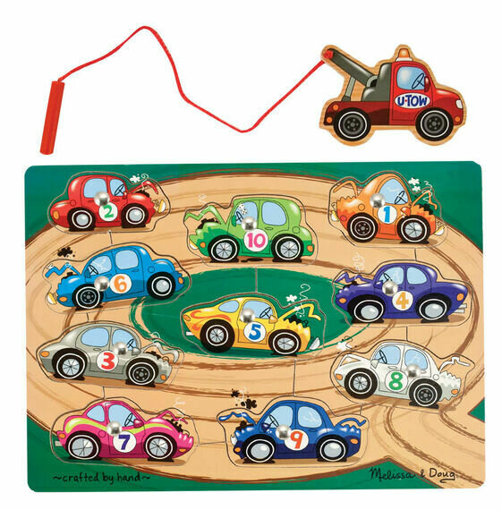 Tow Truck Magnetic Puzzle Game