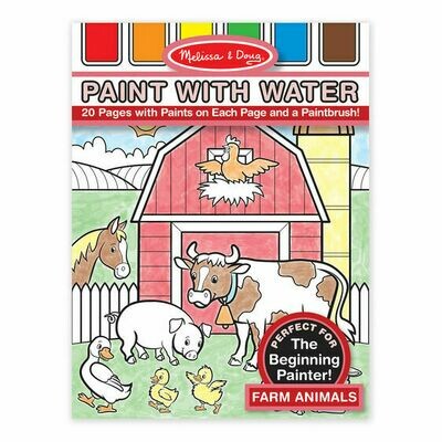 Paint with Water- farm animals