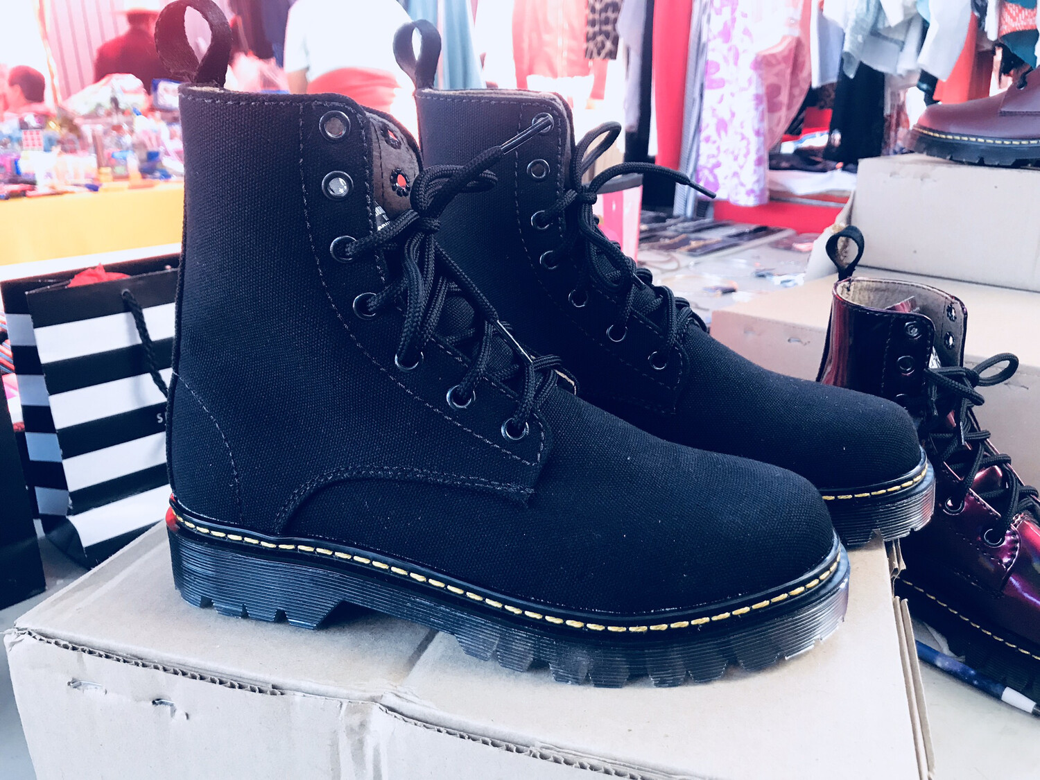 VEGAN BOOTS - Bota Corta Lona