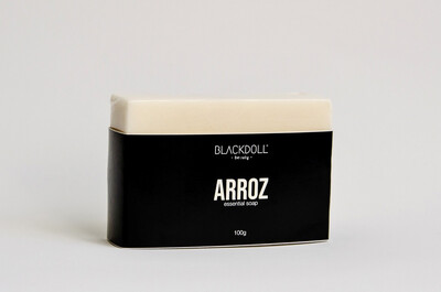 BLACKDOLL BEAUTY - Jabón Esencial de Arroz, Aclarante | Essential Soap