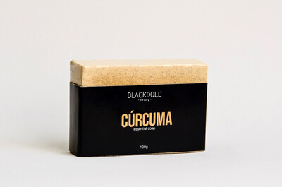BLACKDOLL BEAUTY - Jabón Esencial de Cúrcuma y Naranja, Cicatrizante | Essential Soap
