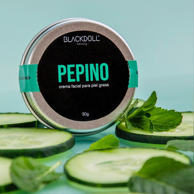 BLACKDOLL BEAUTY - Crema Facial de Pepino Para Piel Grasa 30grs | Facial Cream
