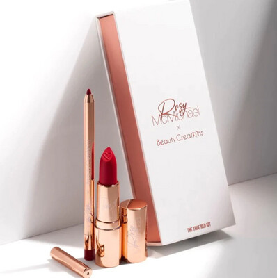 BEAUTY CREATIONS - Rosy McMichael x Beauty Creations | Kit para Labios The True Red Kit
