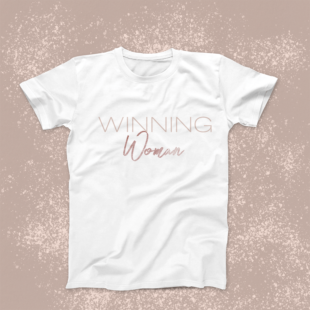Winning Woman T-Shirt (White) 