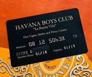 Havana Boys Club Black Card (1 year membership)