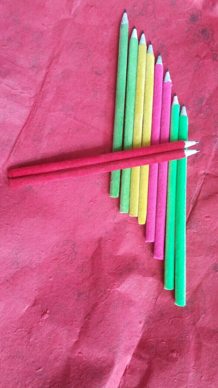 Velvet Pencil made from Recycled newspaper