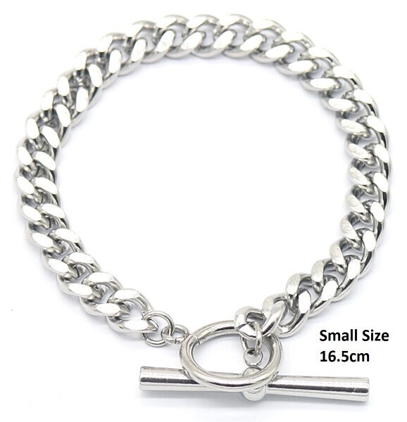 Kinderarmband RVS 16,5 cm | Zilver