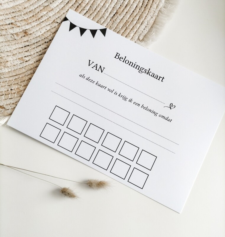 Beloningskaart | stickers plakken