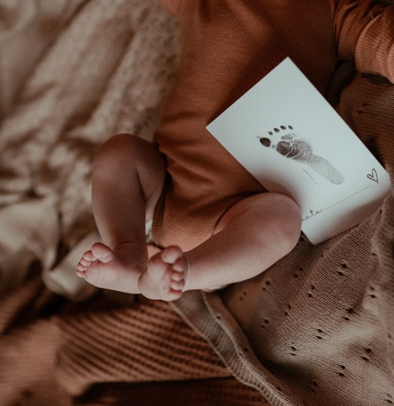 Baby hand en voetafdruk