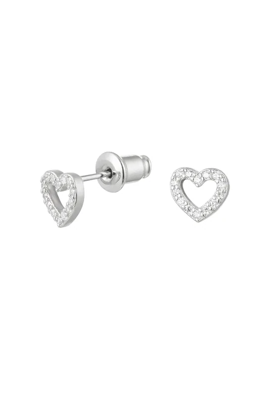Stud met zirkonia steentjes | Loua Zilver