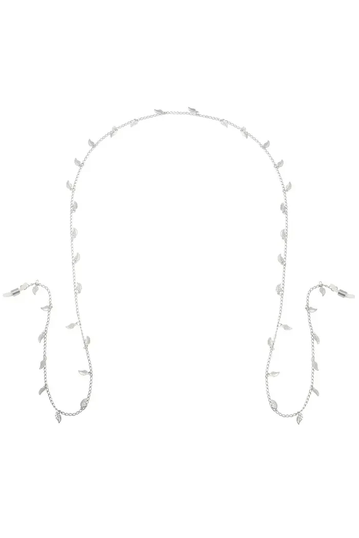 Brillenkoord | Leaf Zilver