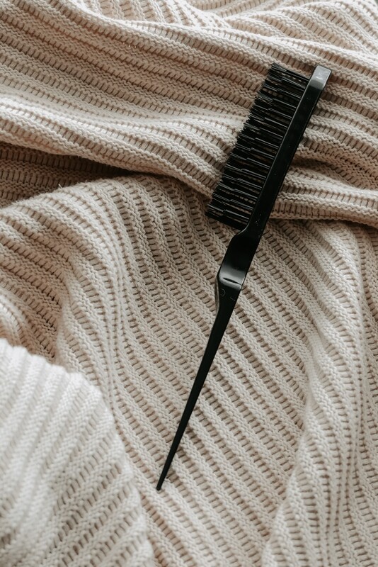 Plastic haar styling borstel