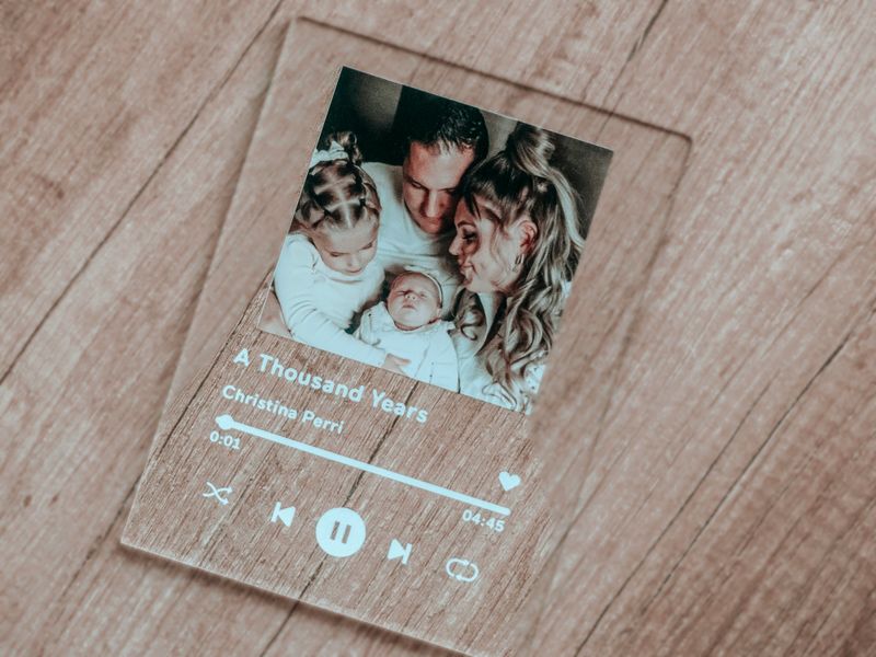 Acrylplaat Playlist | Gepersonaliseerd