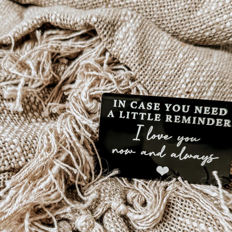 Portemonnee kaartje | I love you