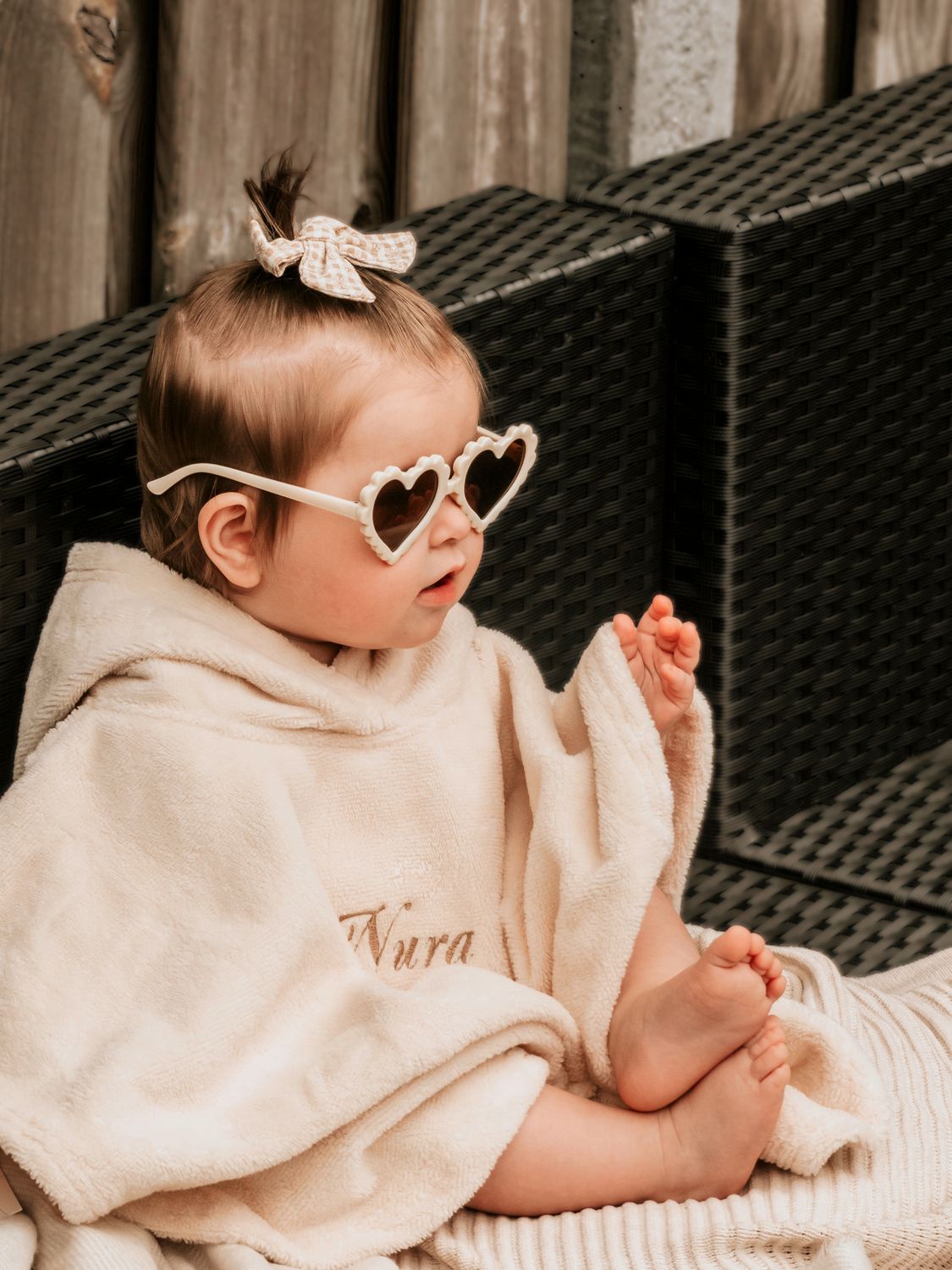 Kinderzonnebril Hearts | Ivory