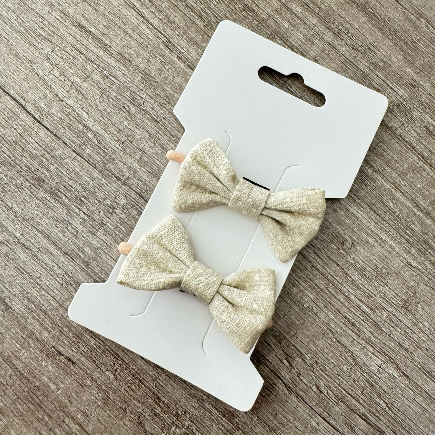 Haarelastiek met strikje 2 stuks | Lovely and Cute