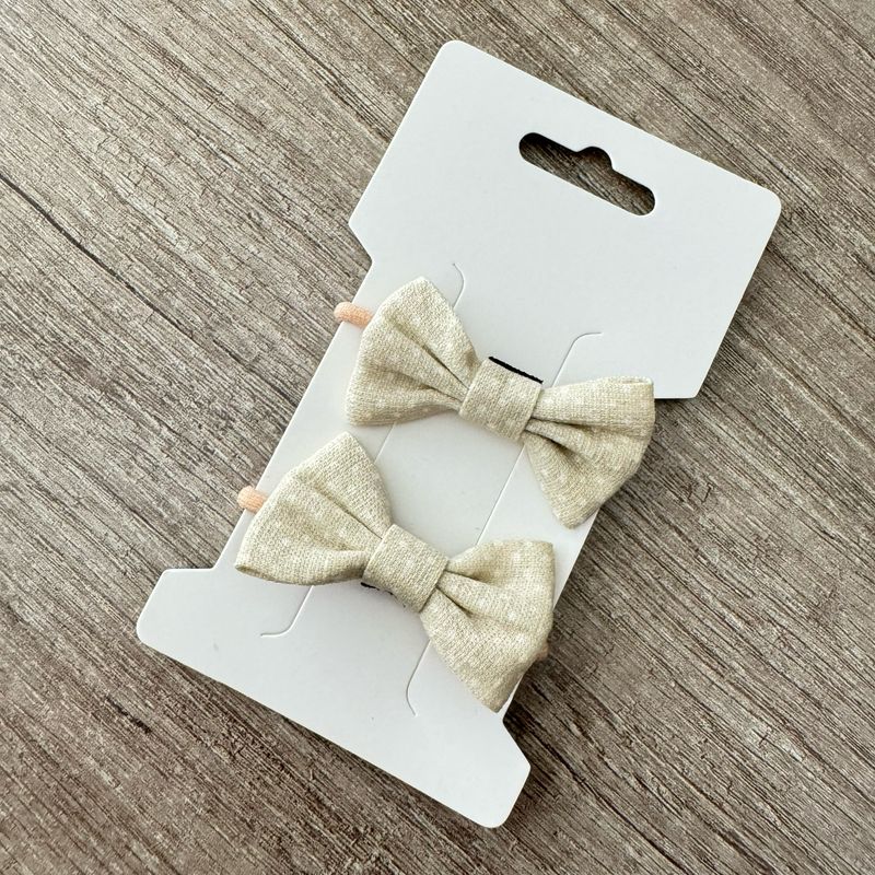 Haarelastiek met strikje 2 stuks | Lovely and Cute