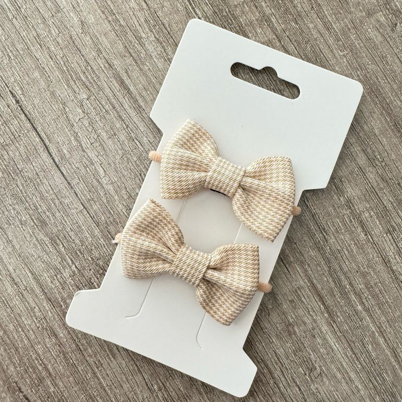 Haarelastiek met strikje 2 stuks | Simply but Cute