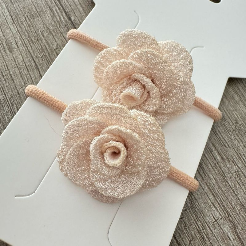 Haarelastiek Fiore 2 stuks | Beige