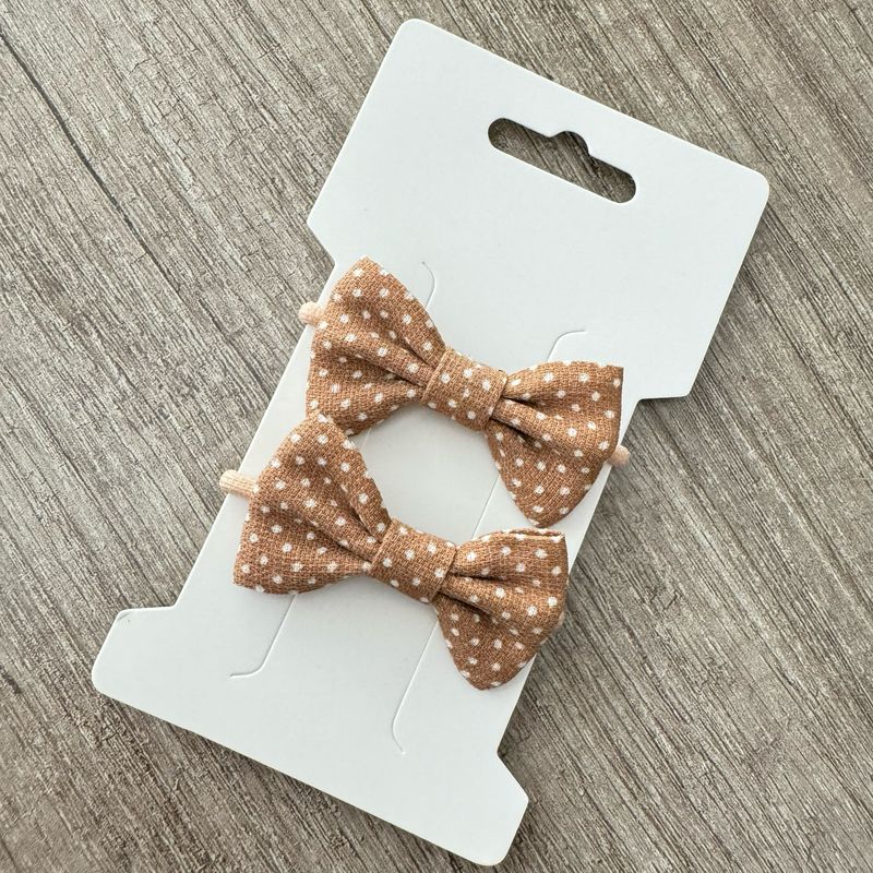 Haarelastiek met strikje 2 stuks | Dots
