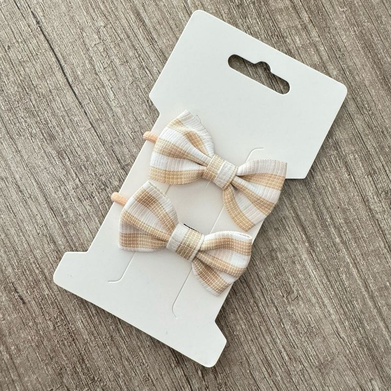 Haarelastiek met strikje 2 stuks | Classy