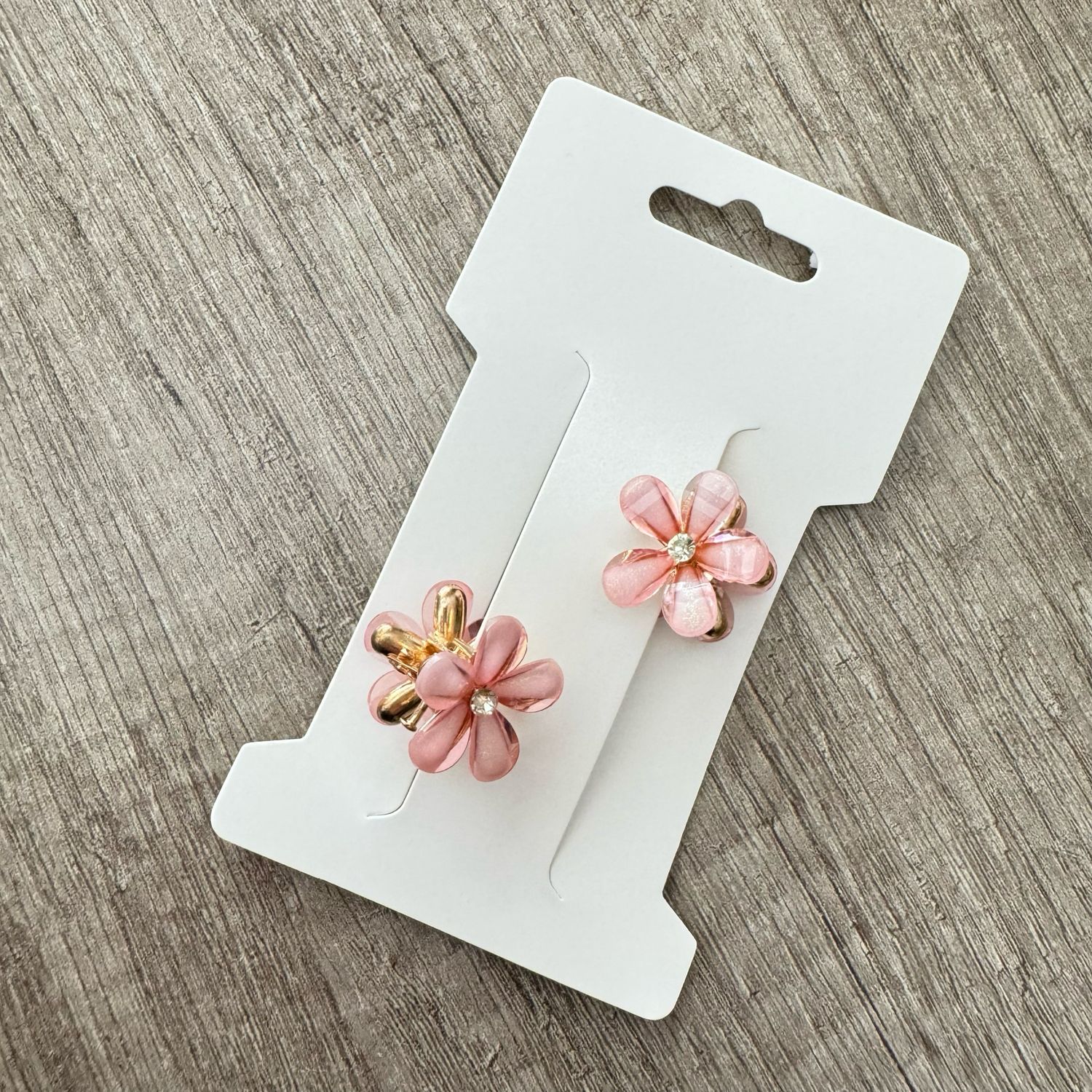 Haarklemmetje 2 stuks | Fiore Sparkle Light Pink