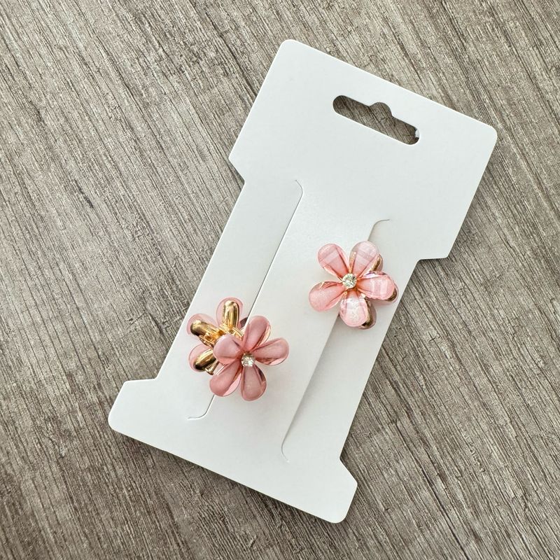 Haarklemmetje 2 stuks | Fiore Sparkle Light Pink
