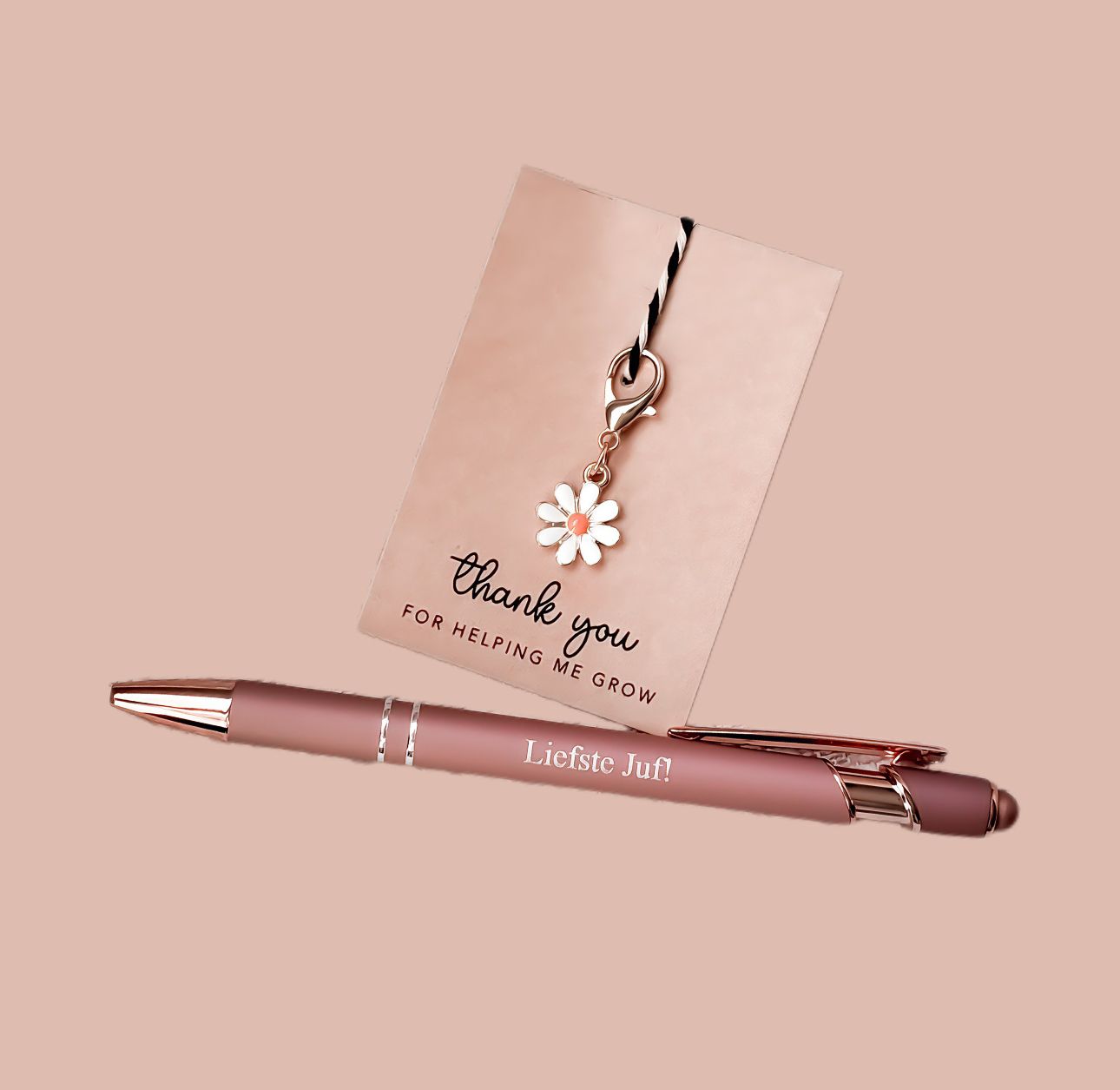 Set Sleutelhanger en Pen | Liefste juf