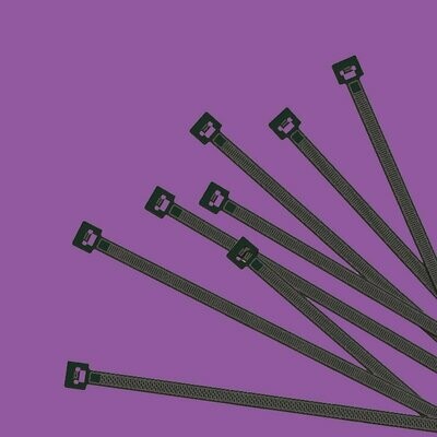 Kabelbinder in schwarz verschiedene Varianten