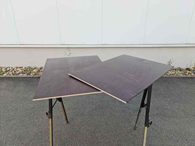 Fertig zugeschnittene Siebdruckplatte 9 mm für die Bodenwanne