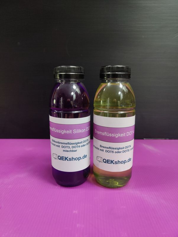 Bremsflüssigkeit DOT4 oder Silikonbremsflüssigkeit DOT 5 -350 ml