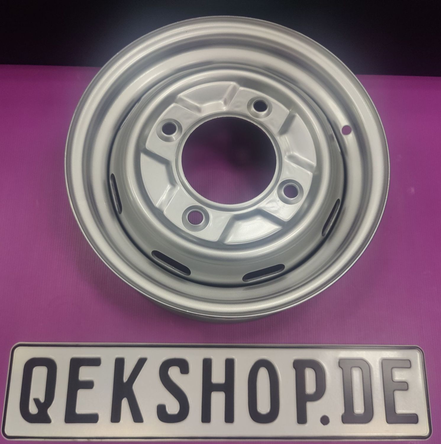 Stahlfelge für Qek Junior, Aero und 325 Stahlfelge für Qek Junior, Aero und 325